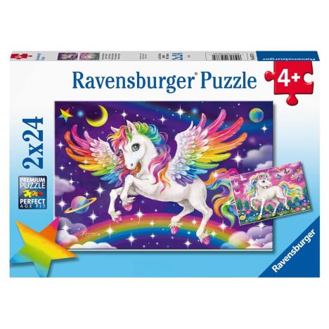 Unicorn & Pegasus 2 x 24pc Jigsaw Puzzles £5.99